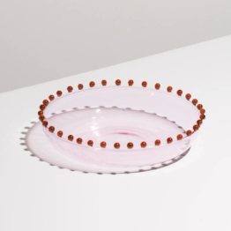Fazeek - Pearl platter | pink + amber
