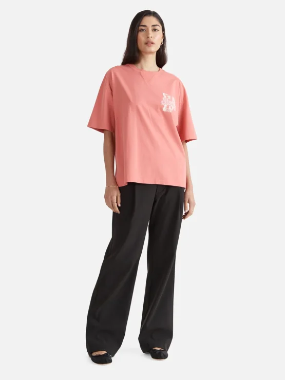 Ena pelly - EP captain oversized tee | cinnabar