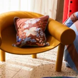 Sage x clare - Pepita floral cushion - Image 2