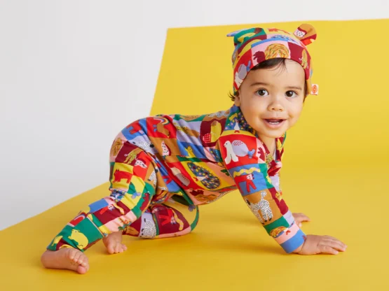 Halcyon nights - Long sleeve romper | Look at our tails - Image 2