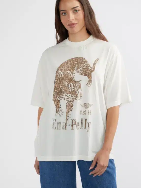 ena pelly - jaguar tee | vintage white