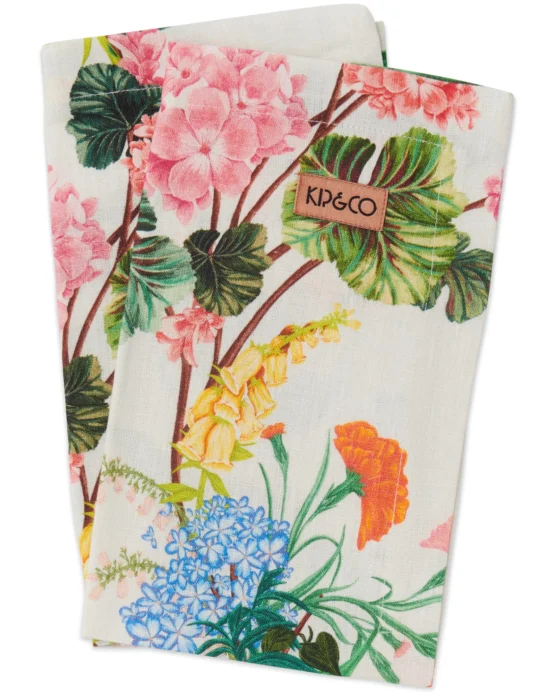 kip & co - Bouquet Beauty Linen 4P Napkin Set