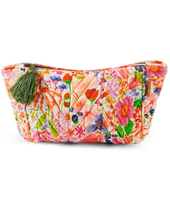 kip & co - Meandering Meadow Velvet Toiletry Bag