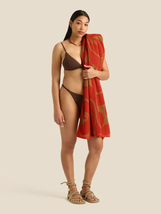 Soleil soleil - wave towel | spice