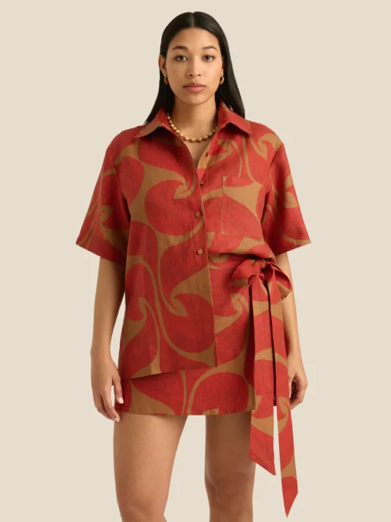 Soleil soleil - zuri mini skirt | wave spice - Image 2