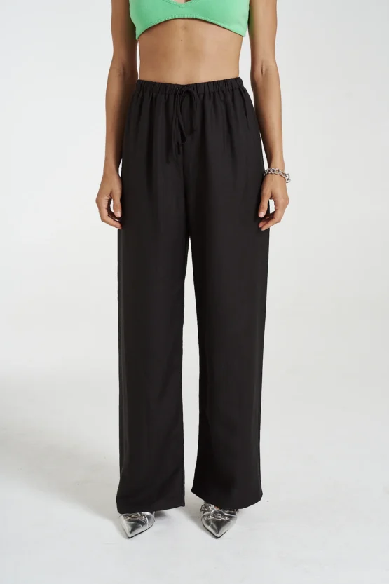 Summi summi - elastic waist pant | Midnight black - Image 2