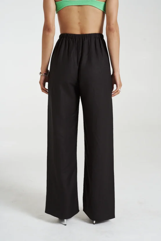 Summi summi - elastic waist pant | Midnight black - Image 4