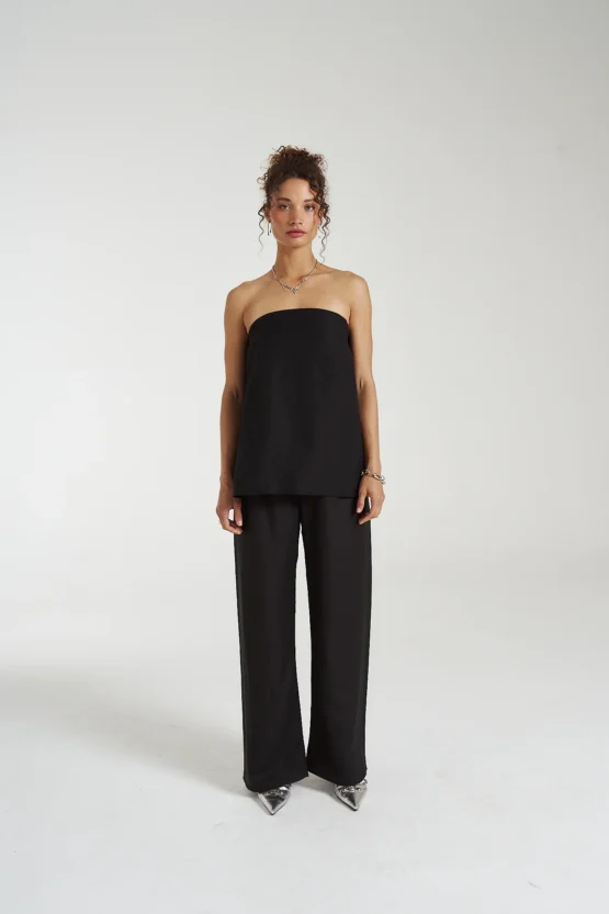 Summi summi - elastic waist pant | Midnight black