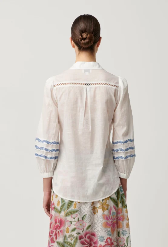 once was - fleurine slub shirt - Image 5
