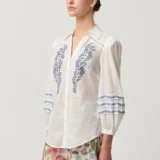once was - fleurine slub shirt - Image 3