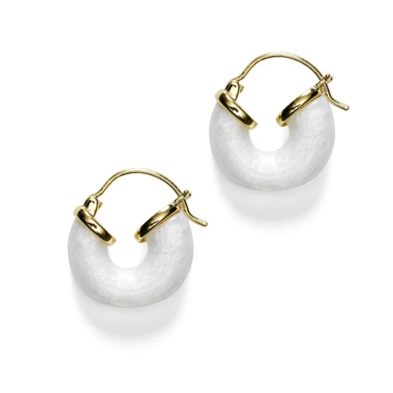 anni lu - Petit Swell Hoop | white