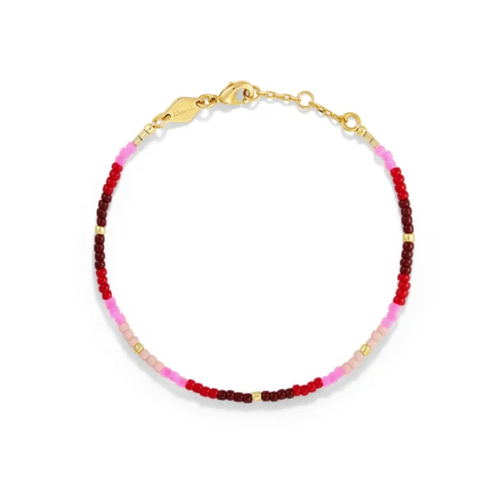 anni lu - Tie Dye Bracelet - Berry