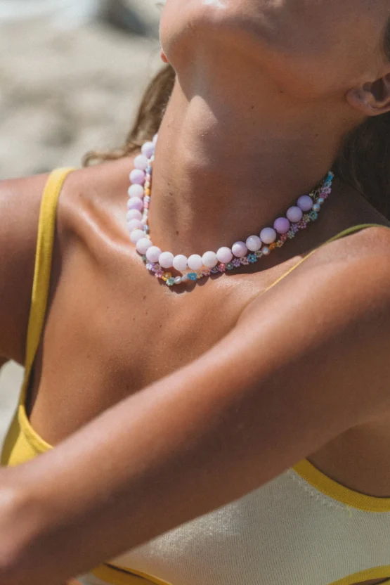anni lu - Ball Necklace - Lilac - Image 2