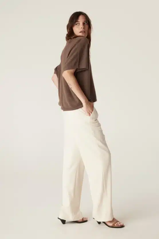 cable - pure cashmere relaxed top | coffee - Image 3