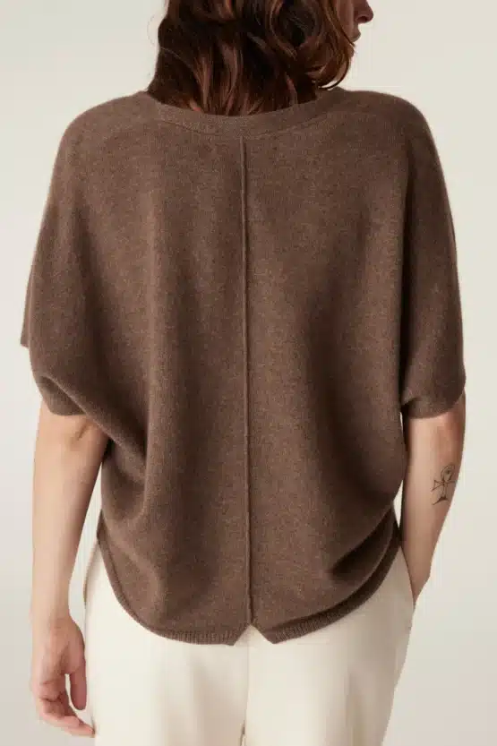 cable - pure cashmere relaxed top | coffee - Image 5