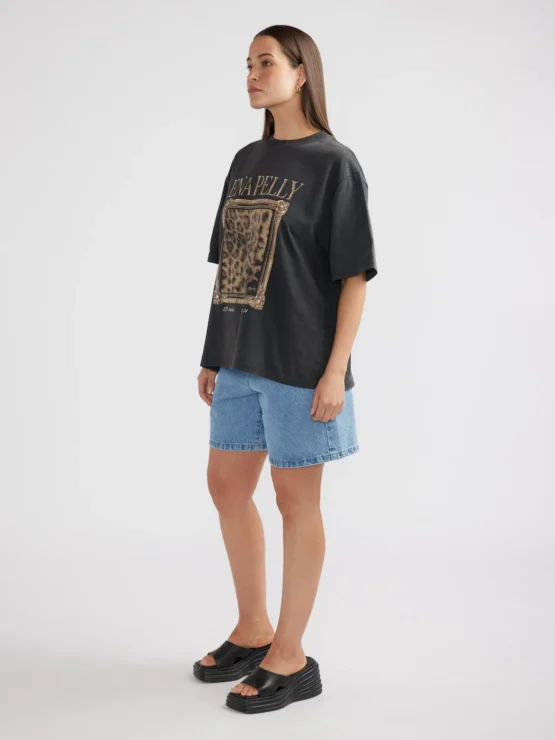 ena pelly - revere tee | vintage black - Image 2