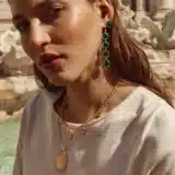 Fairley - green agate splice studs - Image 2