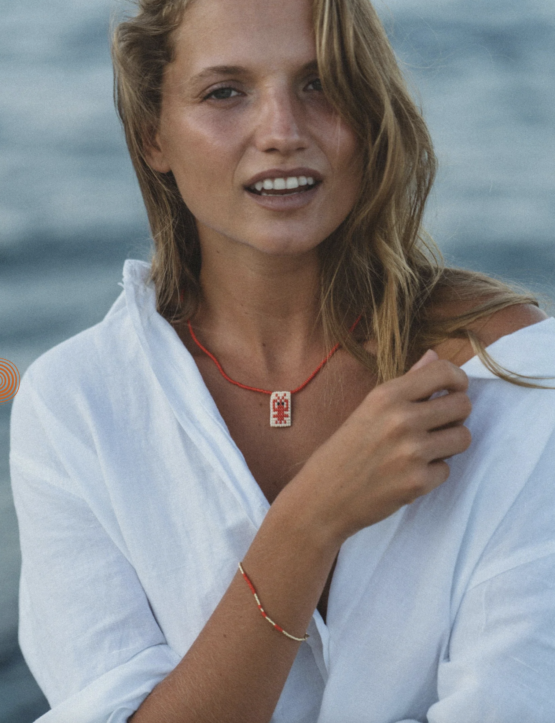 anni lu - You're My Lobster Necklace - Red - Image 2