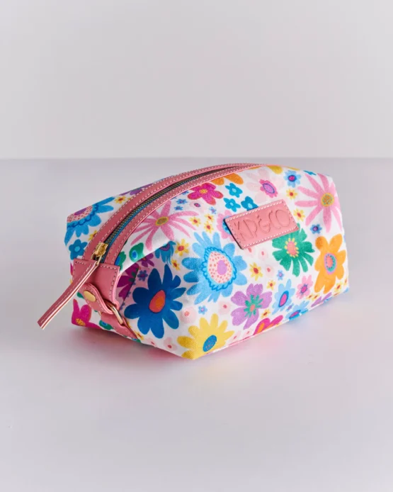 kip & co - Rainbow Flowers Toiletry Bag