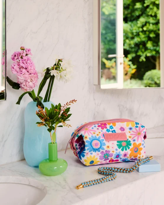 kip & co - Rainbow Flowers Toiletry Bag - Image 2