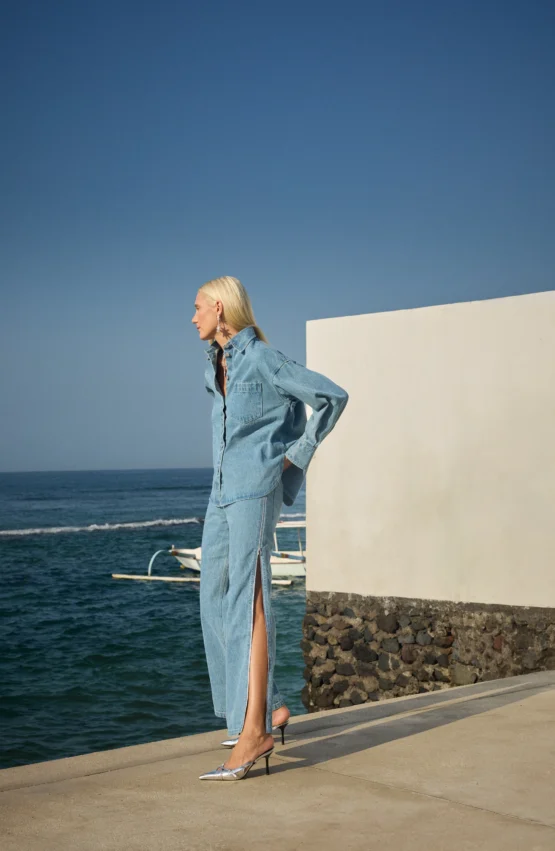Summi summi - boss shirt | blue denim - Image 7