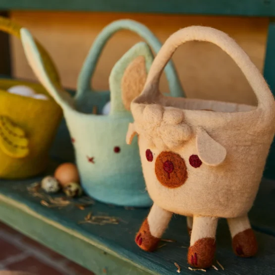 Sage x clare - Mavis felt basket - Image 2