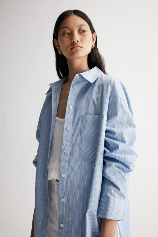 Elka collective - Pelli shirt | blue stripe - Image 5