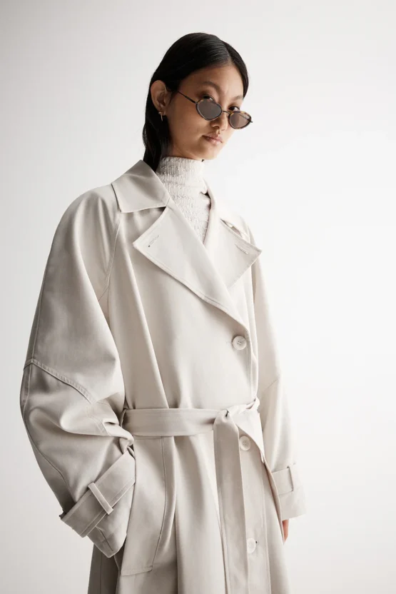 Elka collective - leonora trench coat | bone - Image 2