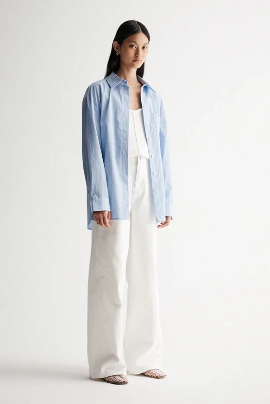 Elka collective - Pelli shirt | blue stripe