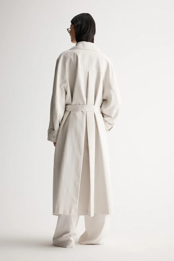 Elka collective - leonora trench coat | bone - Image 4
