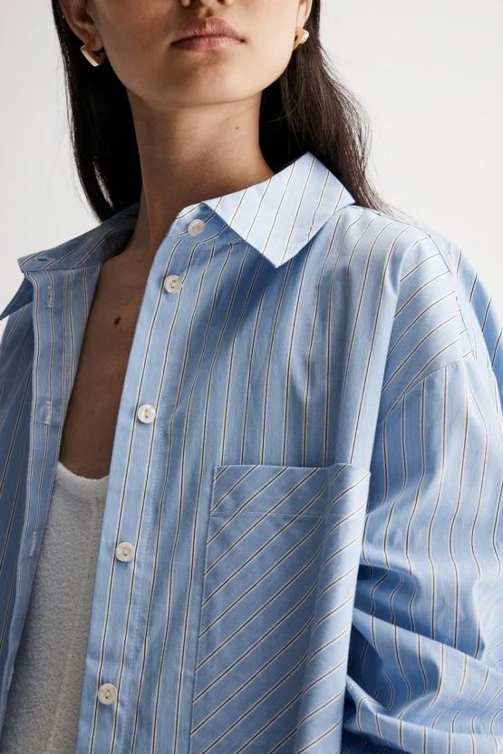 Elka collective - Pelli shirt | blue stripe - Image 3