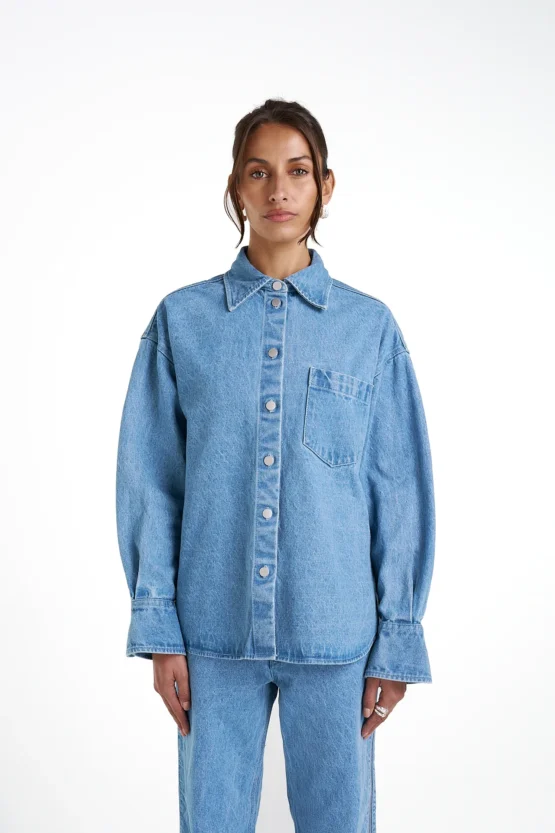 Summi summi - boss shirt | blue denim