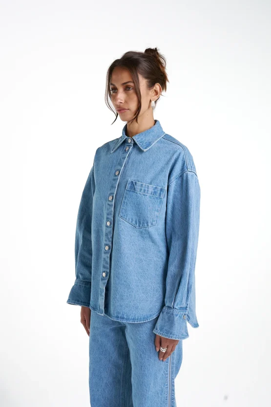 Summi summi - boss shirt | blue denim - Image 2