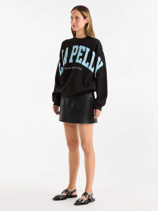 ena pelly - bold logo sweatshirt | washed black - Image 3
