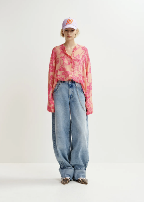 Essentiel Antwerp - oversized shirt | marzipan - Image 4