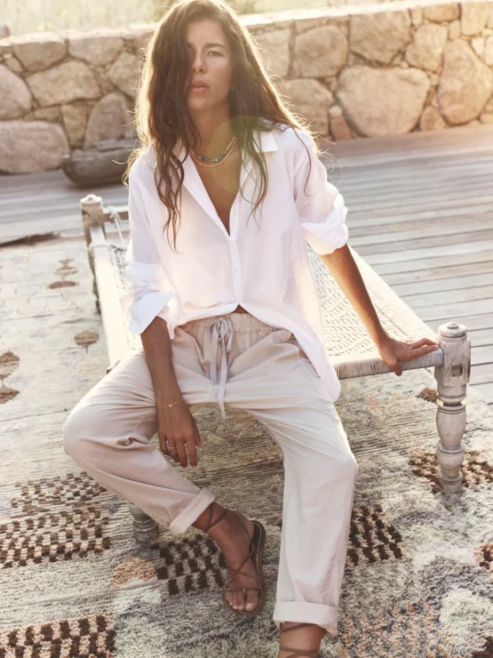 Xírena - draper pant | parchment - Image 3