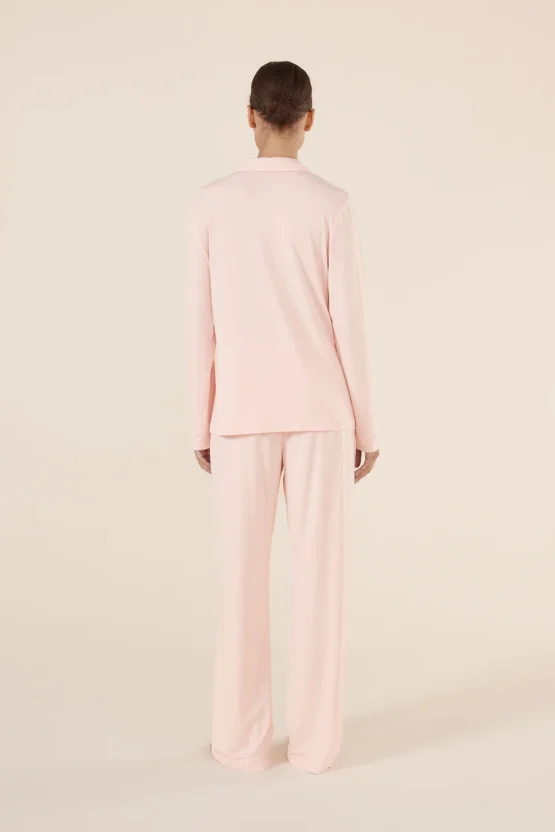 gingerlilly - tessa bamboo long pj set | pink - Image 3