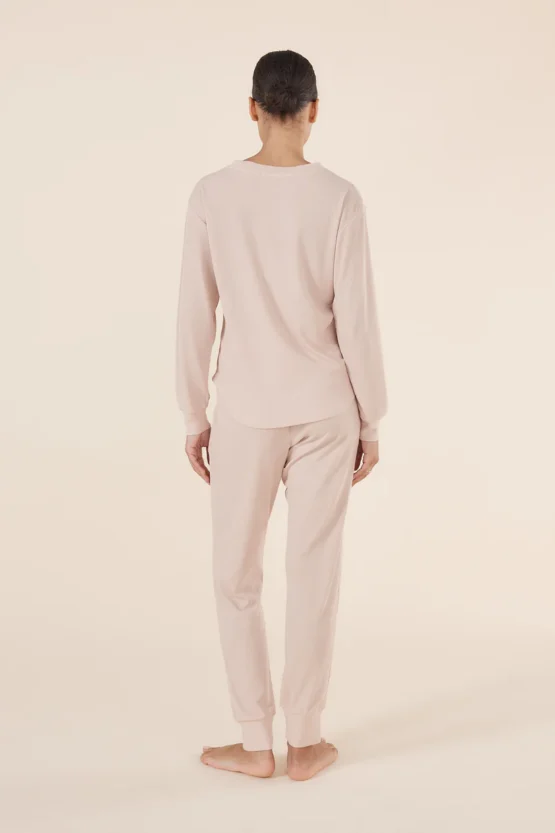 gingerlilly - lainey waffle pj set | beige - Image 5
