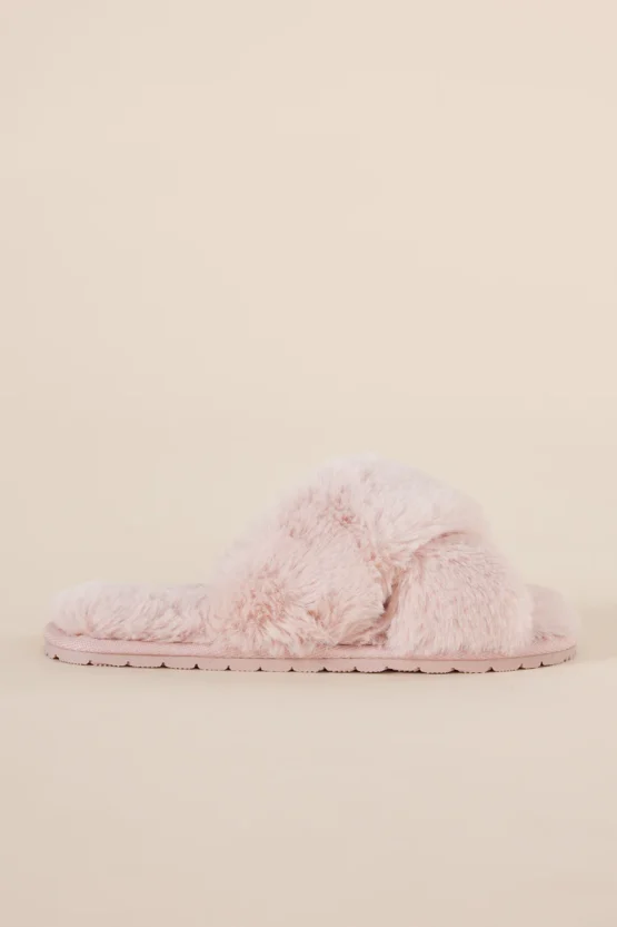 Gingerlilly - milan plush slipper | pink - Image 2