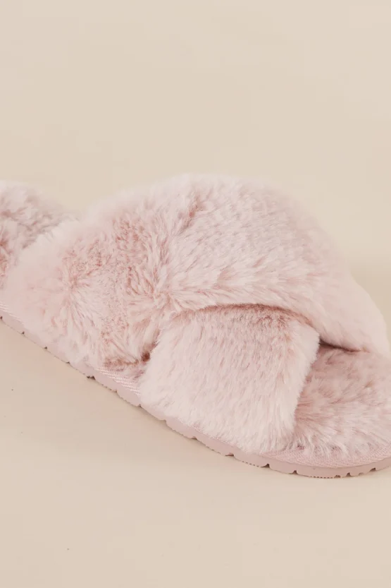Gingerlilly - milan plush slipper | pink - Image 3