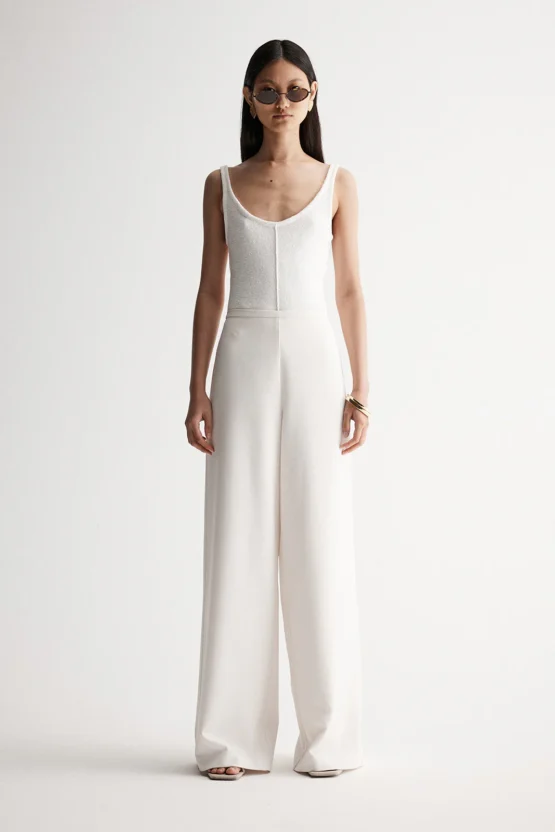 elka collective - clover pant | ivory