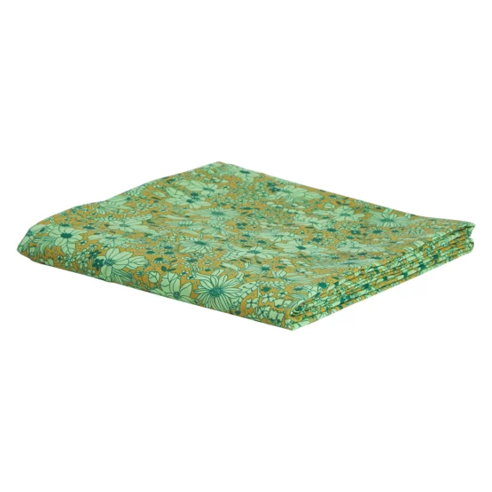 Sage x clare - evette cotton fitted sheet | olive