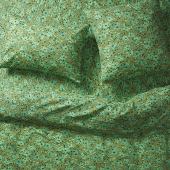 Sage x clare - evette cotton fitted sheet | olive - Image 2
