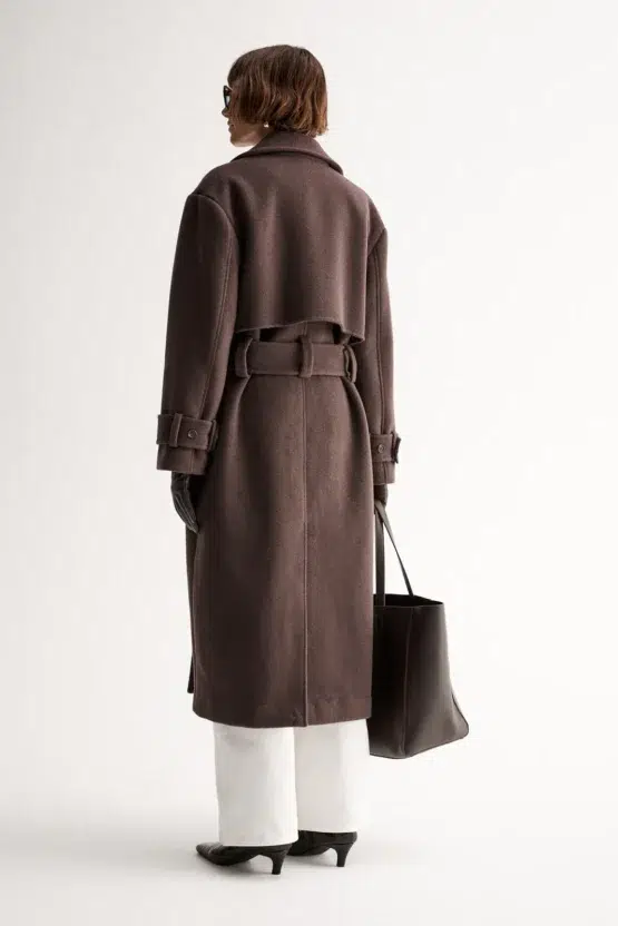 elka collective - arna coat | chocolate - Image 4