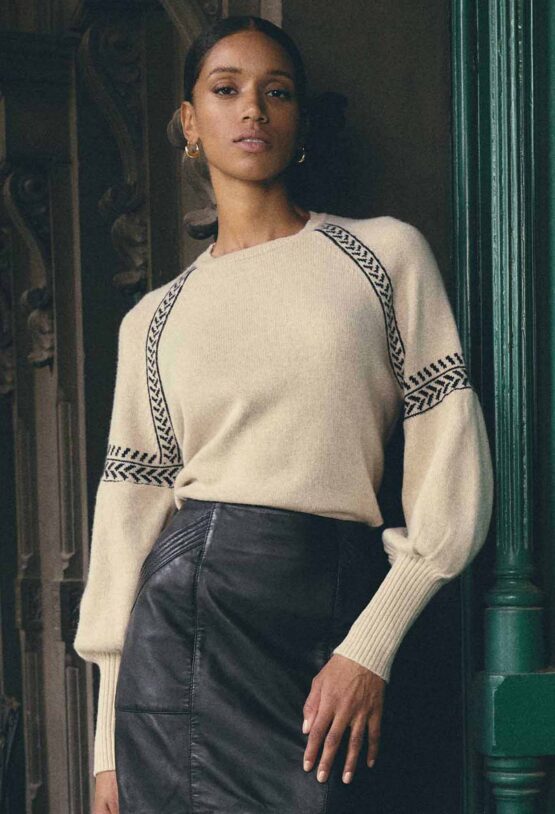 Once was - luna knit top | blanca
