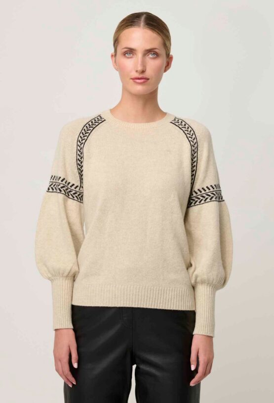 Once was - luna knit top | blanca - Image 3