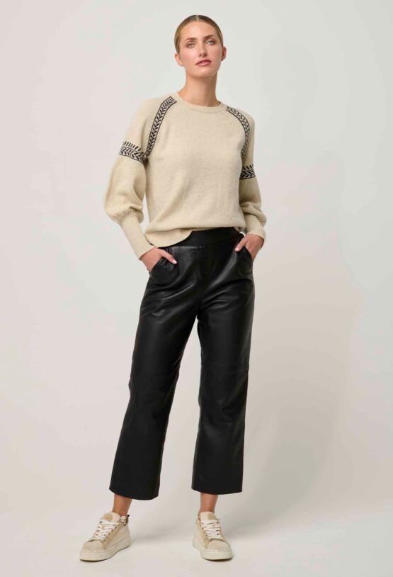 Once was - luna knit top | blanca - Image 5