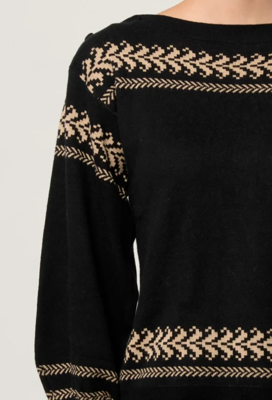 Once was - odessa knit top | onyx - Image 6