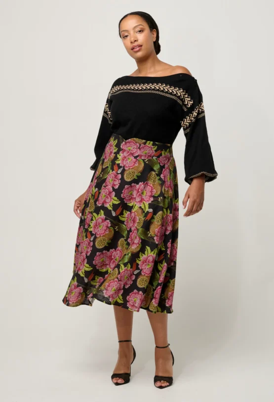 Once was - odessa knit top | onyx - Image 5