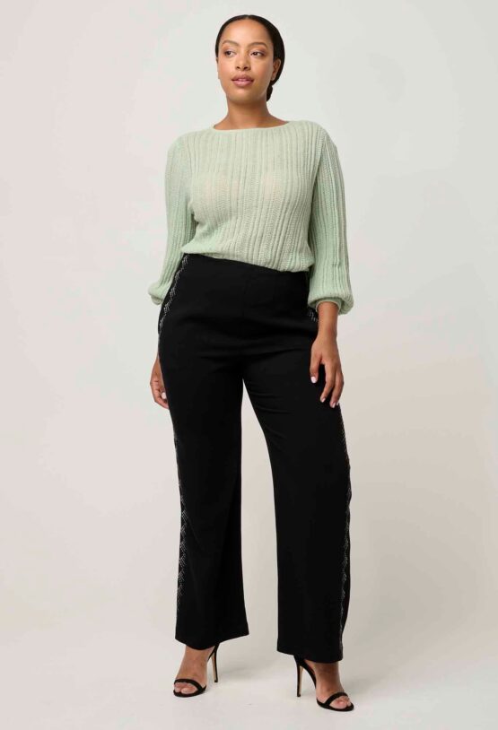 once was - solana knit top | celadon - Image 5